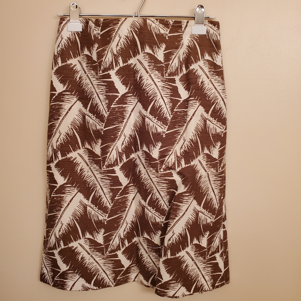 J. CREW brown a-line skirt SIZE 0